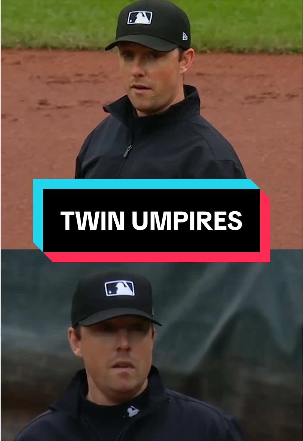 Identical twins Austin and Tyler Jones umpired their first MLB game together today in Baltimore.