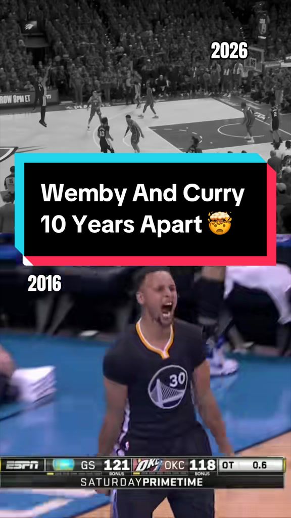 Shots were 10 years apart but still had so much in common…  🤯