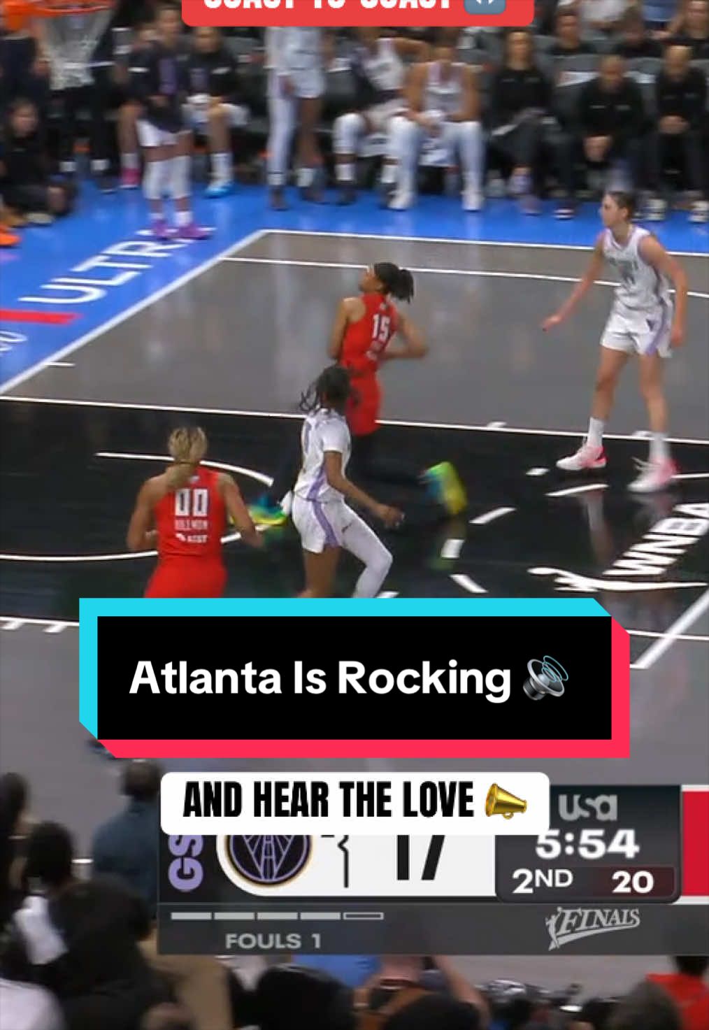 Atlanta is absolutely rocking right now for Game 6 😤😤😤 