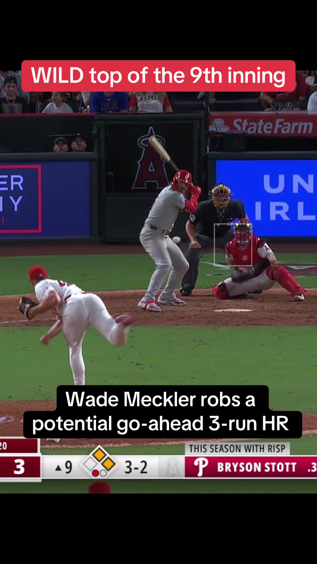 The 9th inning of Phillies-Angels was WILD