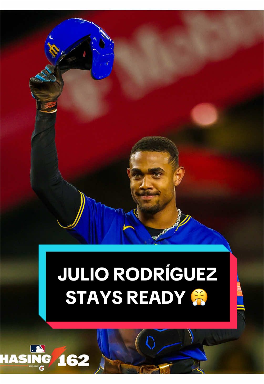 Talent means nothing if you’re not on the field. Julio Rodríguez on staying available and becoming a better all-around player ⚾️ 