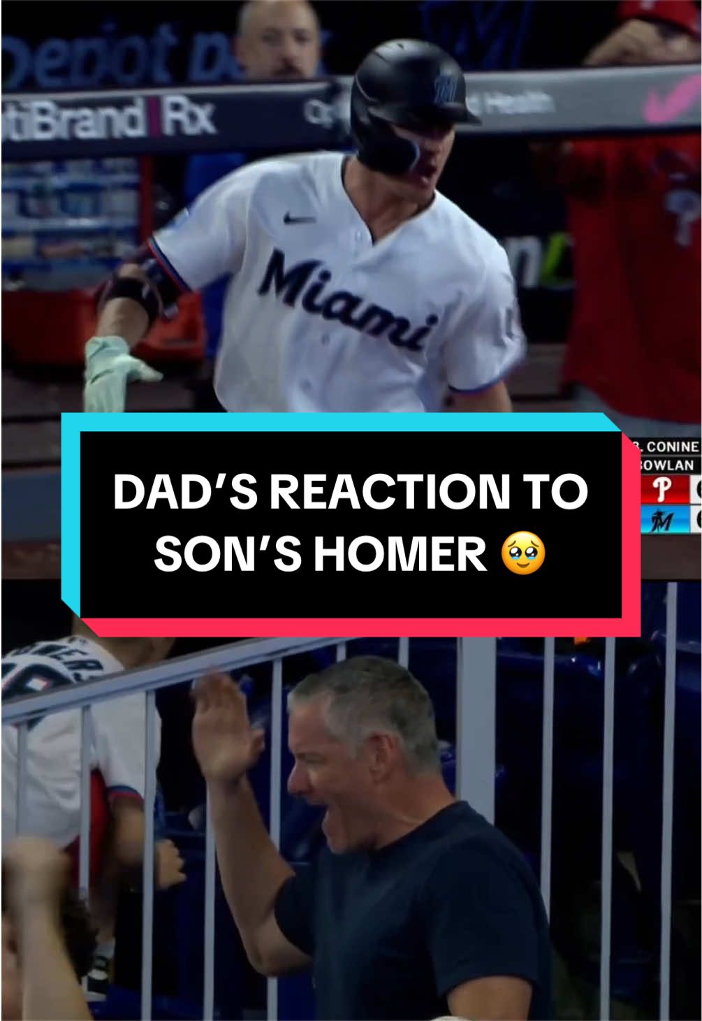 Griffin Conine making his dad proud ❤️ 