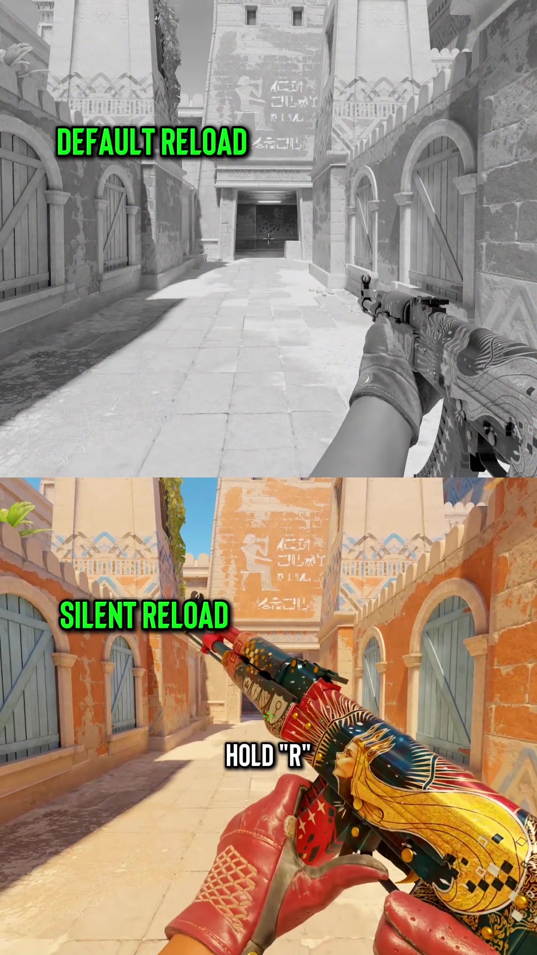 🚨CS2 NEW UPDATE: silent reload holding reload key 😳 