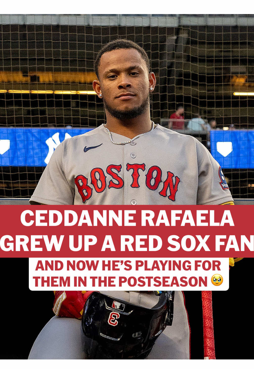 Ceddanne Rafaela grew up a @Boston Red Sox fan … and now he’s playing for them in the 