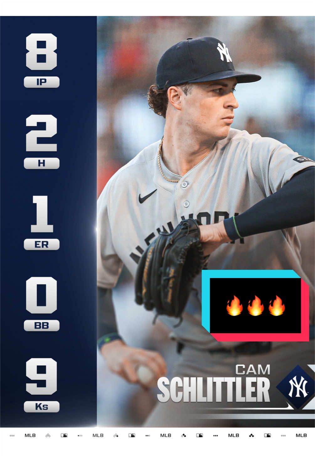 Cam Schlittler has allowed one run or fewer in 19 starts this season, a new @Yankees single-season record 🤯 
