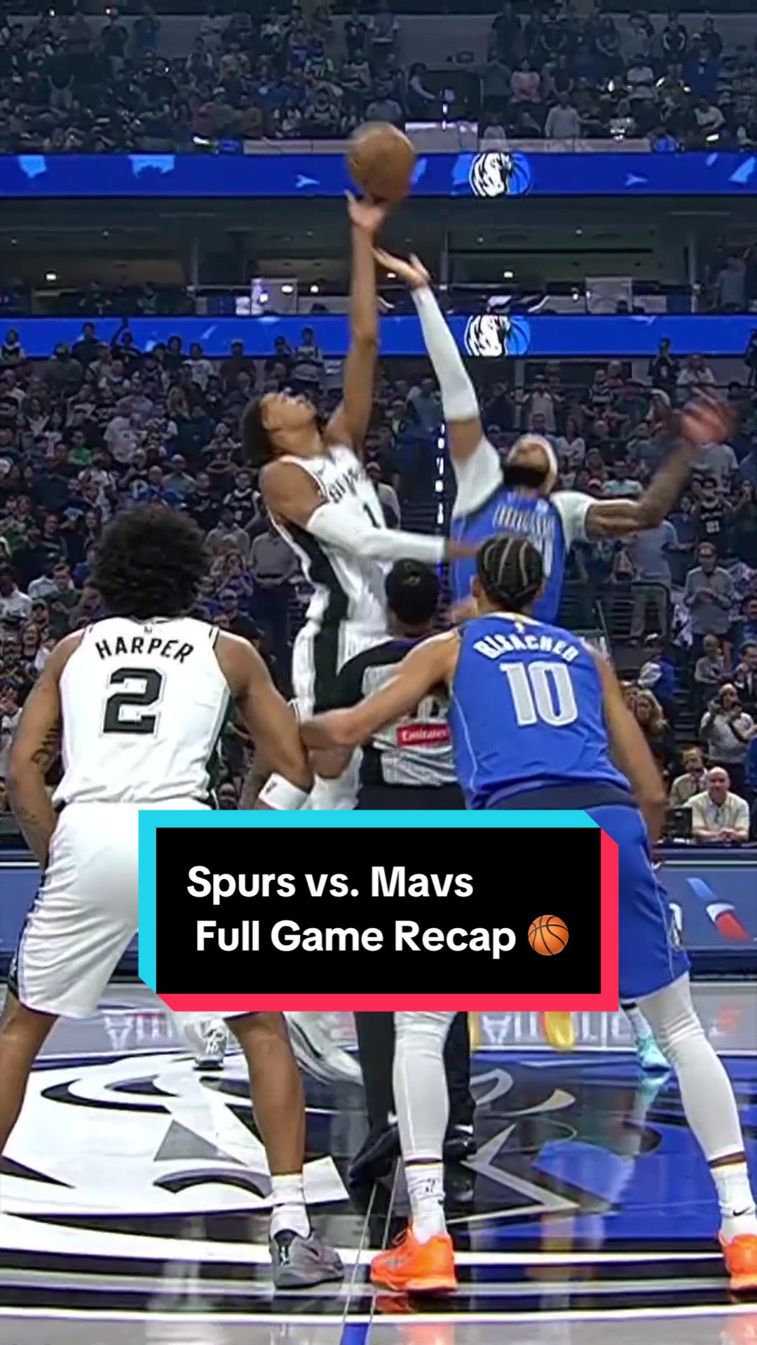 @San Antonio Spurs vs. @Dallas Mavericks full game highlights 