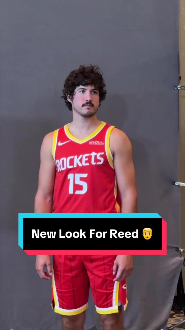 Reed Sheppard rocking a mustache going into the new season 💈👀 