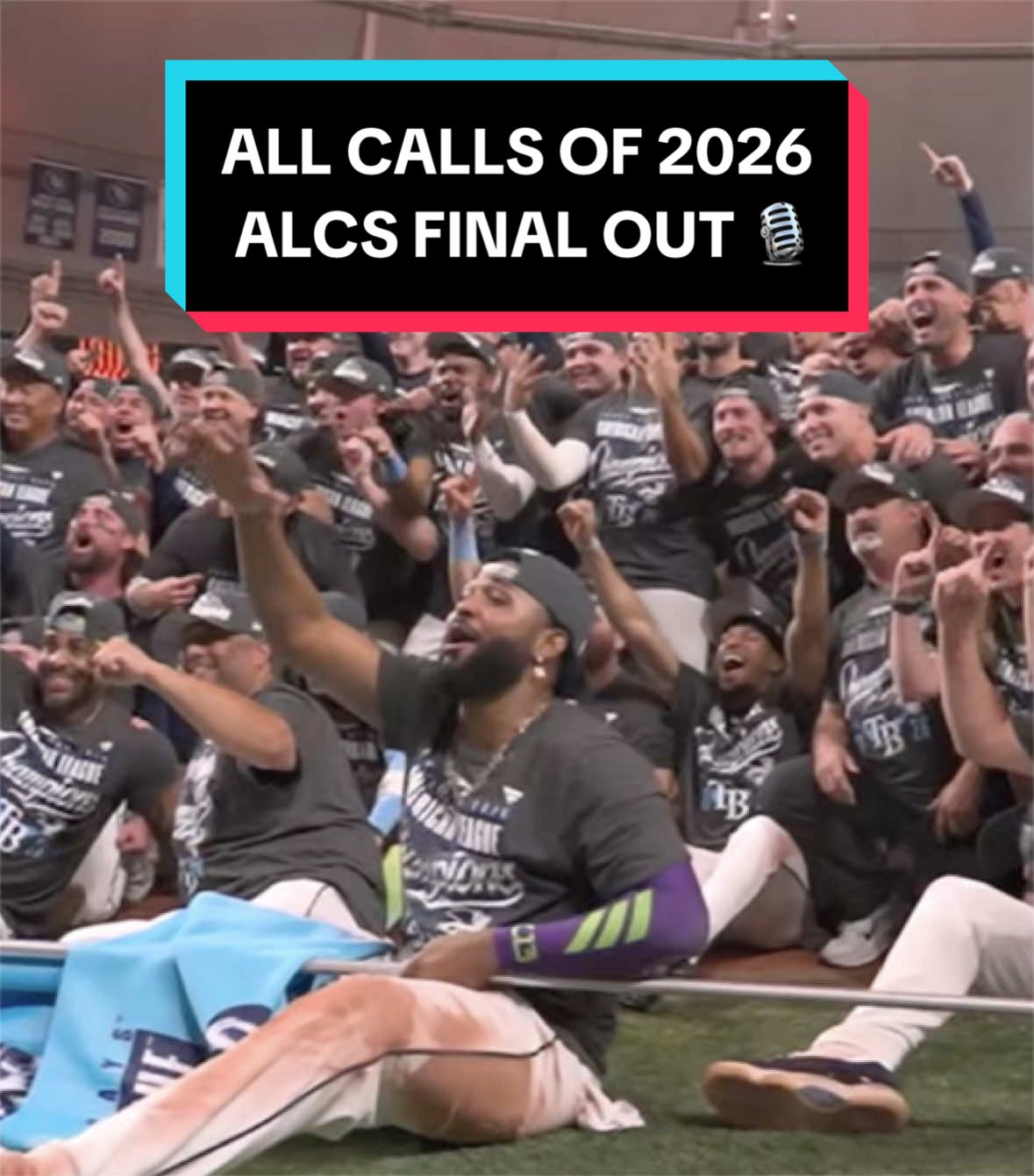 The @TAMPA BAY RAYS head to the World Series to take on the Milwaukee Brewers after defeating the Cleveland Guardians in 6 games, culminating in an epic American League Championship Series-clincher on October 19, 2026. 
