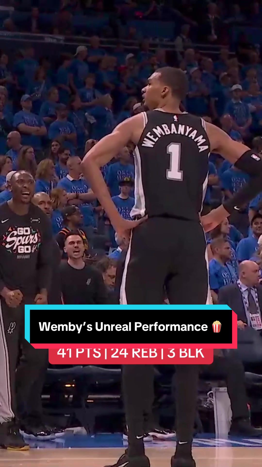 One of last season's SPECIAL performances: Wemby's Game 1 of the West Finals 🔥 