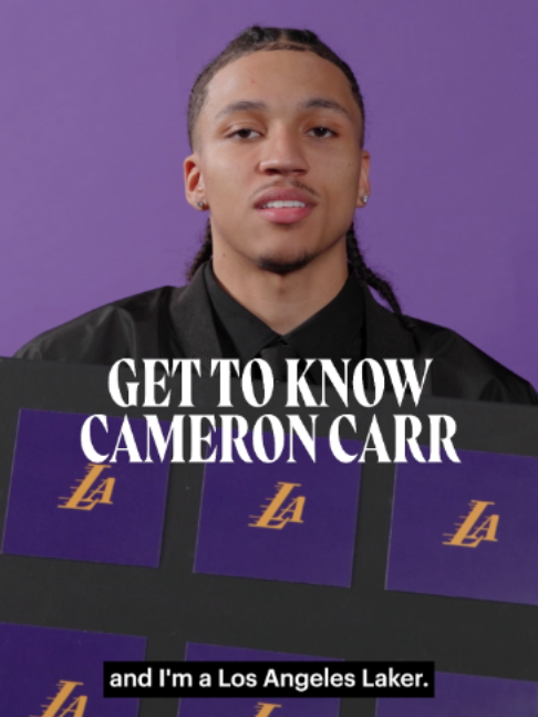Lakers fam, meet Cam 😎 