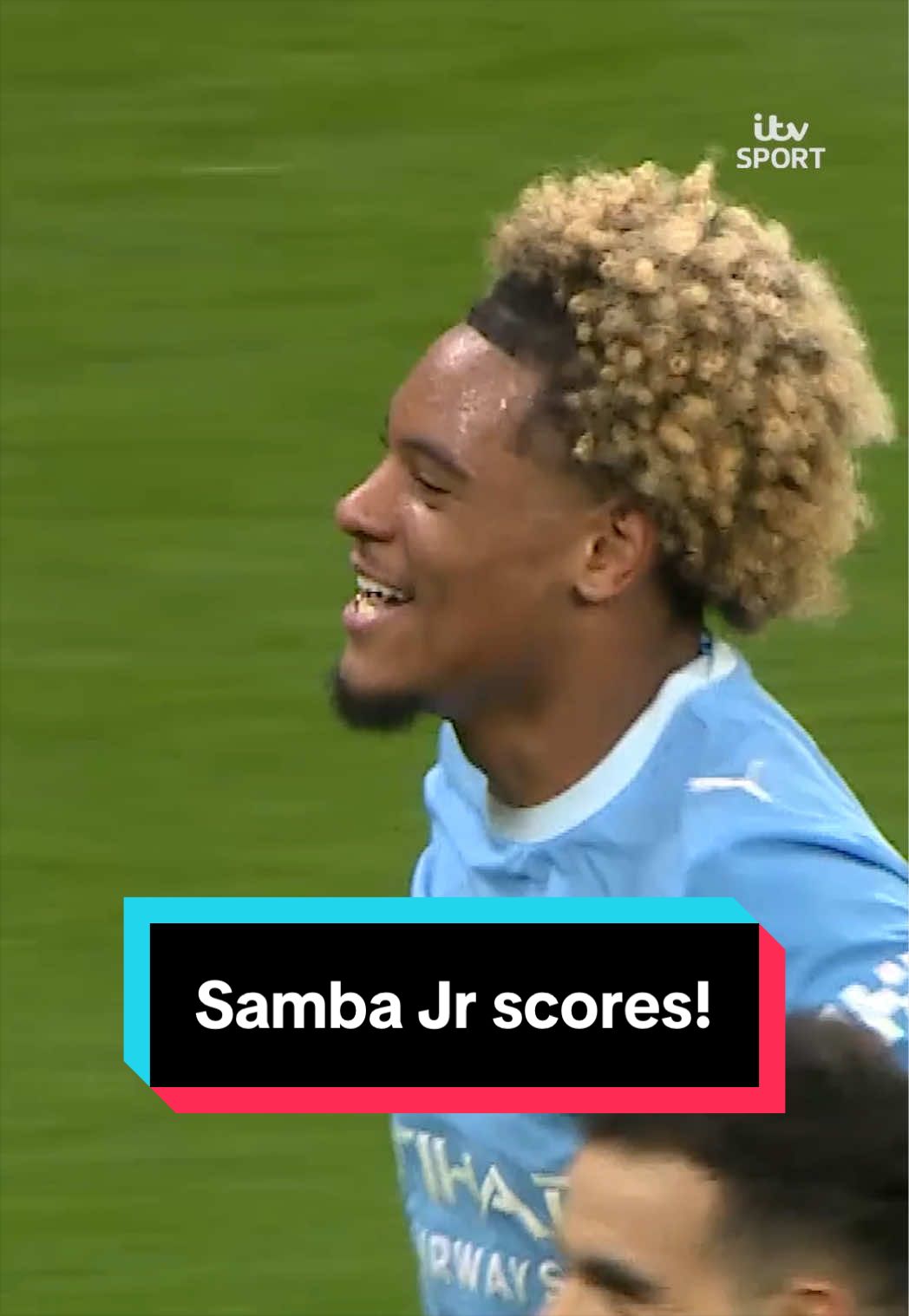 17-year-old Floyd Samba, son of Christopher who played for Blackburn and QPR, scored twice on his first team debut for Man City in the Carabao Cup 🙌