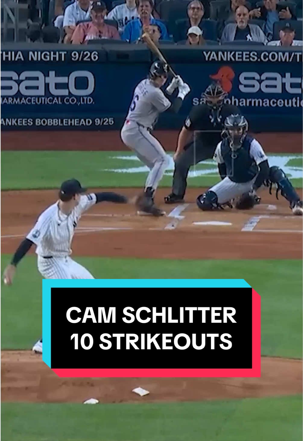 Cam Schlittler dominates with his 4th double-digit strikeout performance of the season 🔥