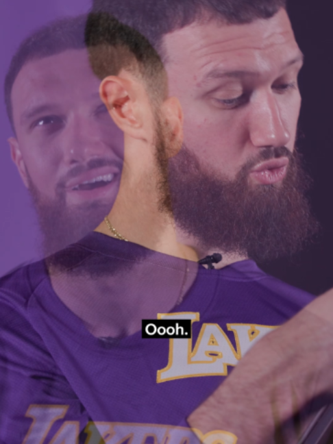 Can our newest Lakers draw the team logo?  👀 