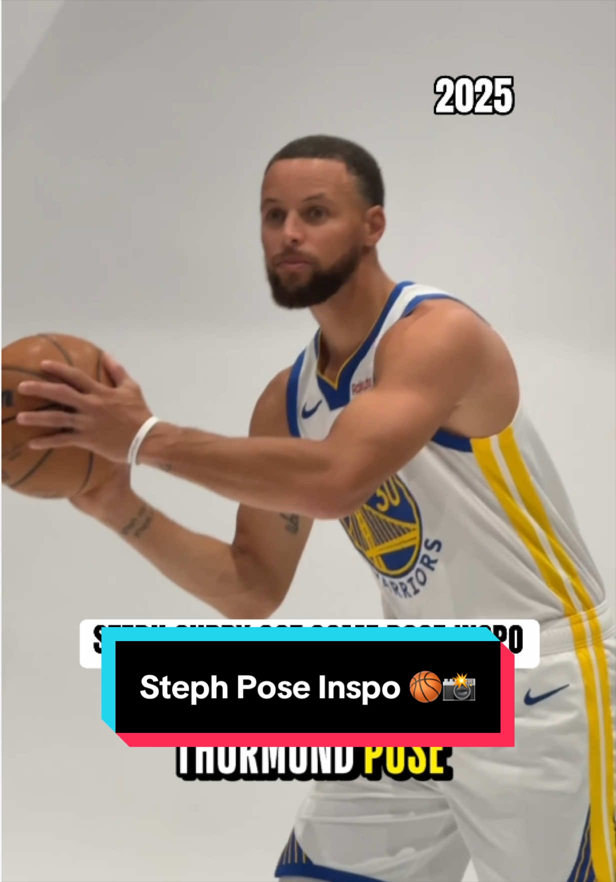 When a @warriors legend inspires @Stephen Curry... One of our favorite NBA Media Day moments from 2025 😂 
