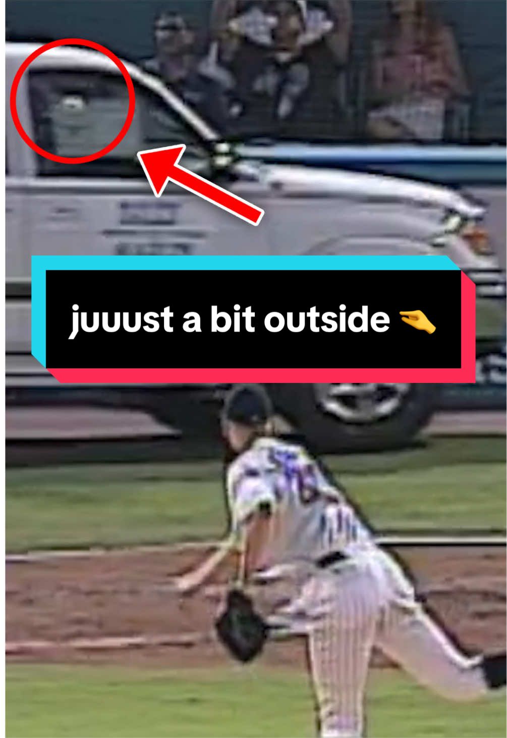 You be the judge … was this A.J. Burnett pitch intentional? 😳 