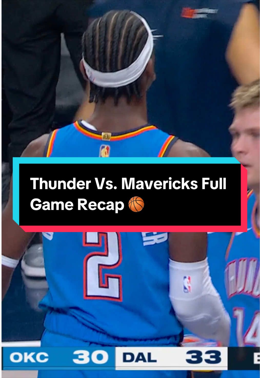 Quick rewind ⏮️. Full recap. Here’s everything from tonight @OKC Thunder vs. @Dallas Mavericks 🏀 