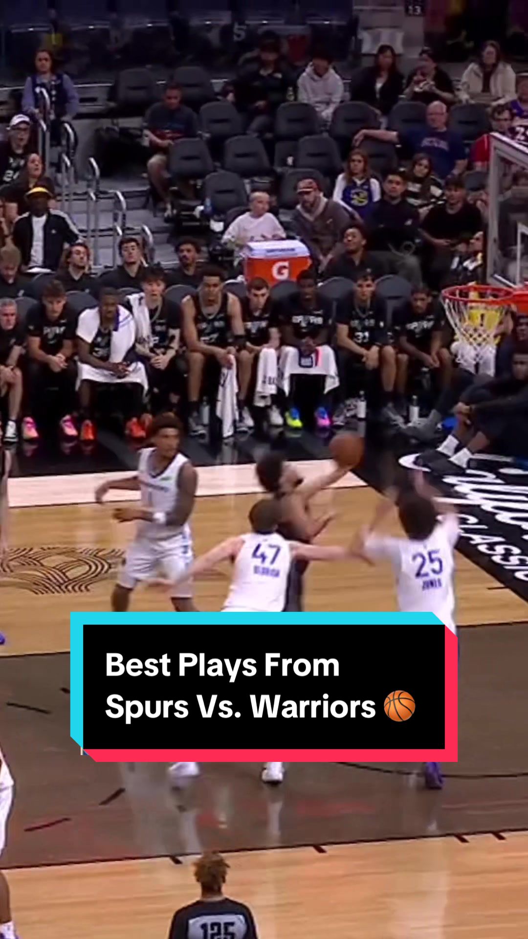 Quick rewind. Full recap. Here’s everything from tonight’s @San Antonio Spurs vs. @warriors matchup ⏪ 🏀 