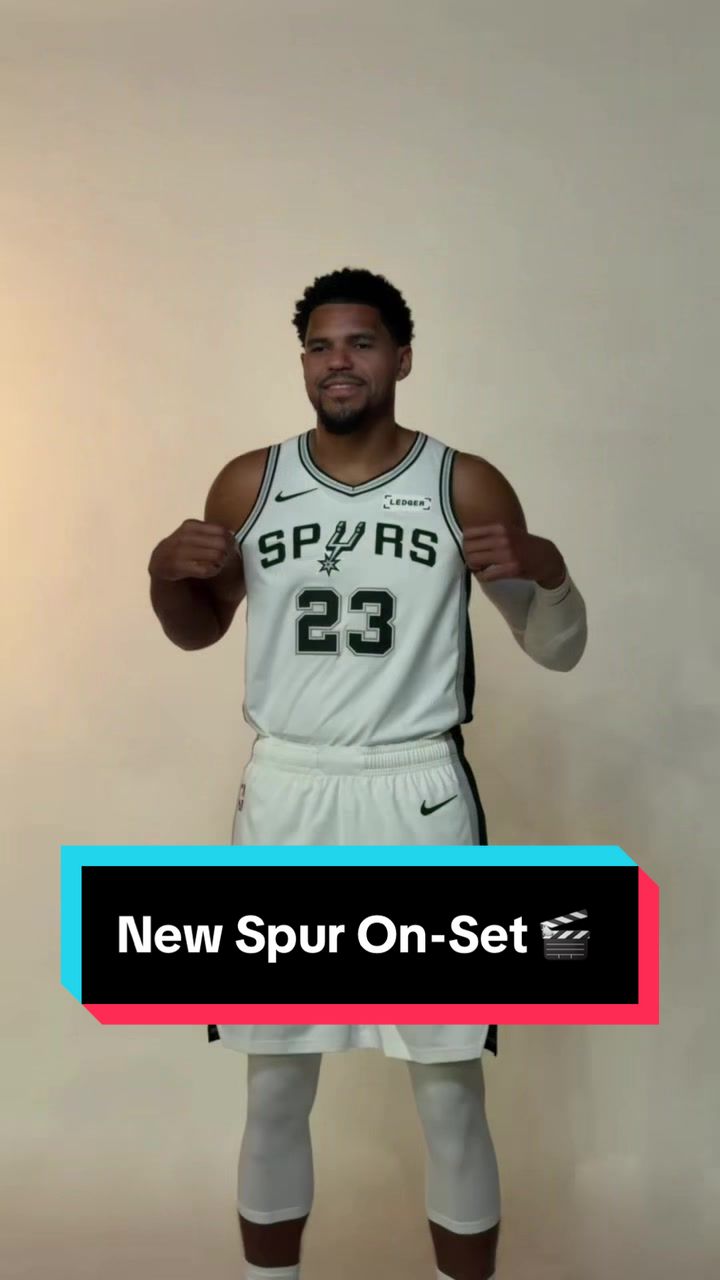 New @San Antonio Spurs on-set 🎬 
