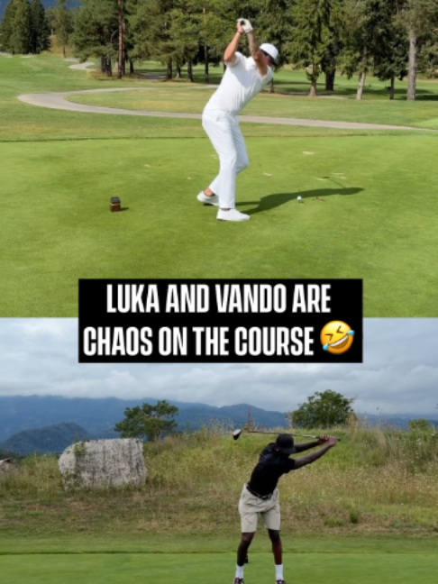 Luka and Vando golfing is pure COMEDY 😂 