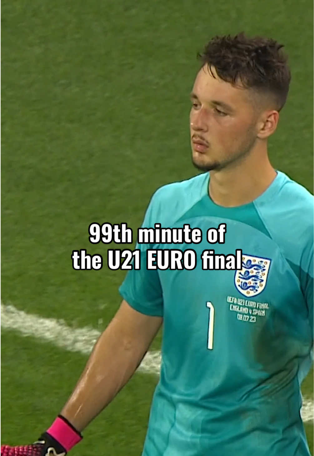 James Trafford’s big moment in the U21 EURO final 🤯