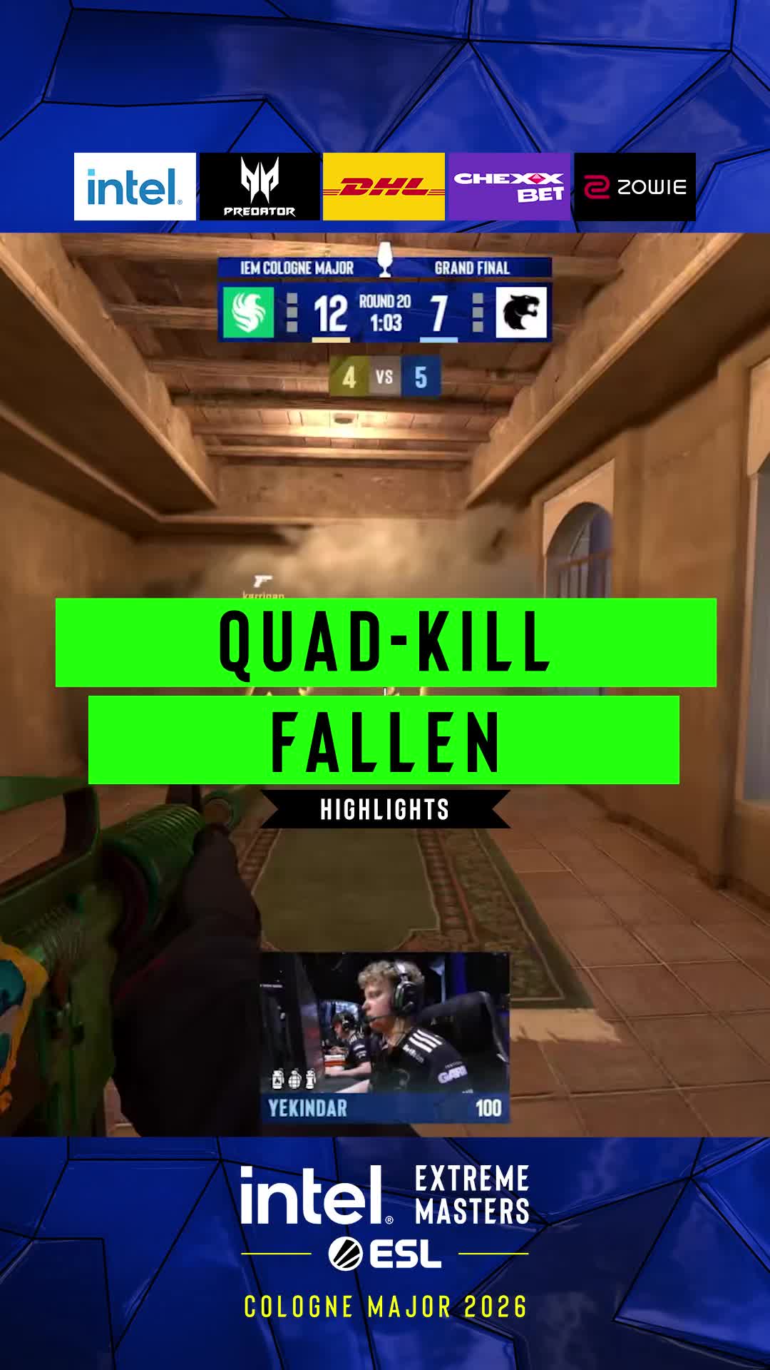 Fallen with a Quad-Kill 😬 
