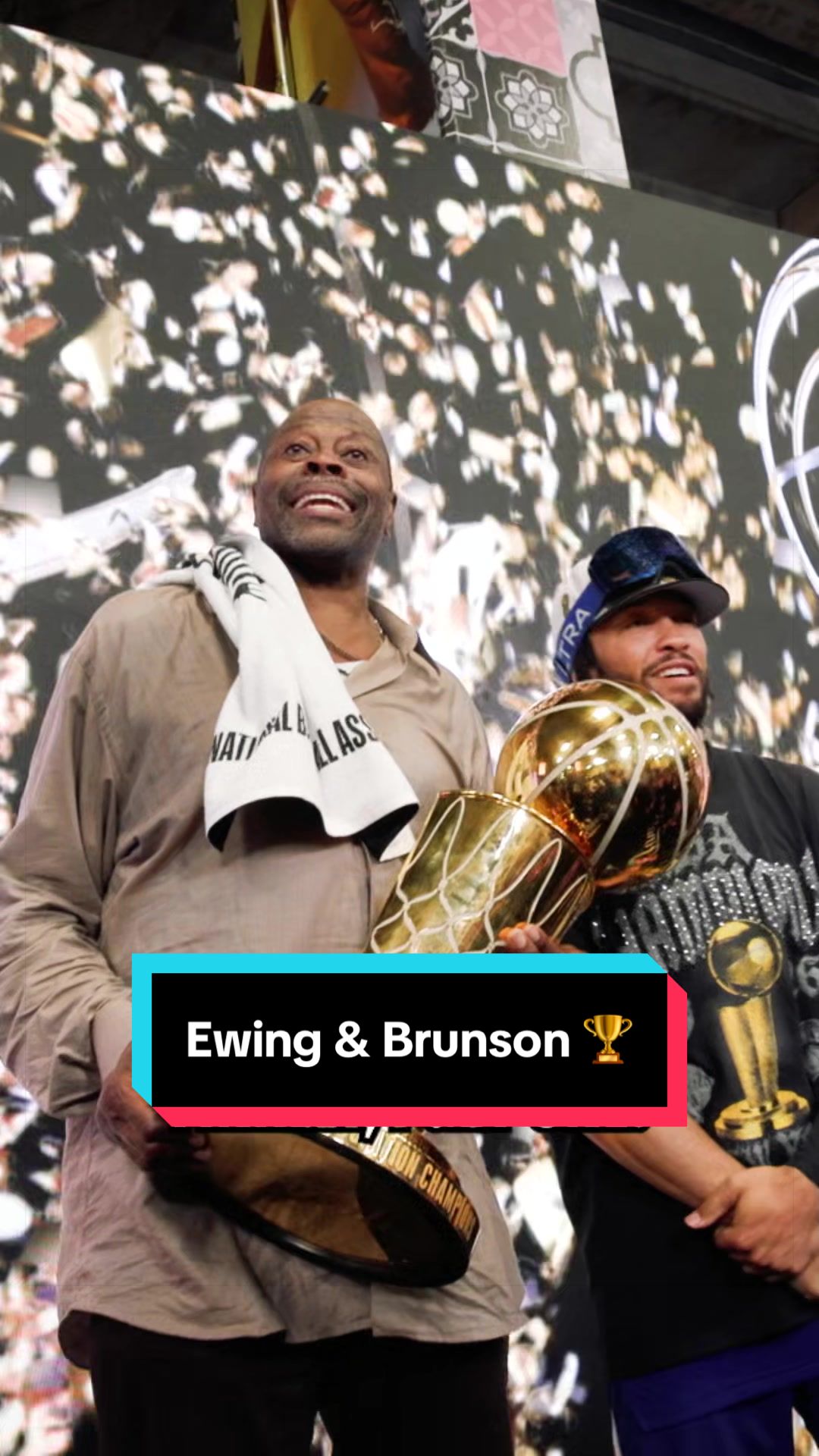 2 New York Captains taking in the moment 🏆 