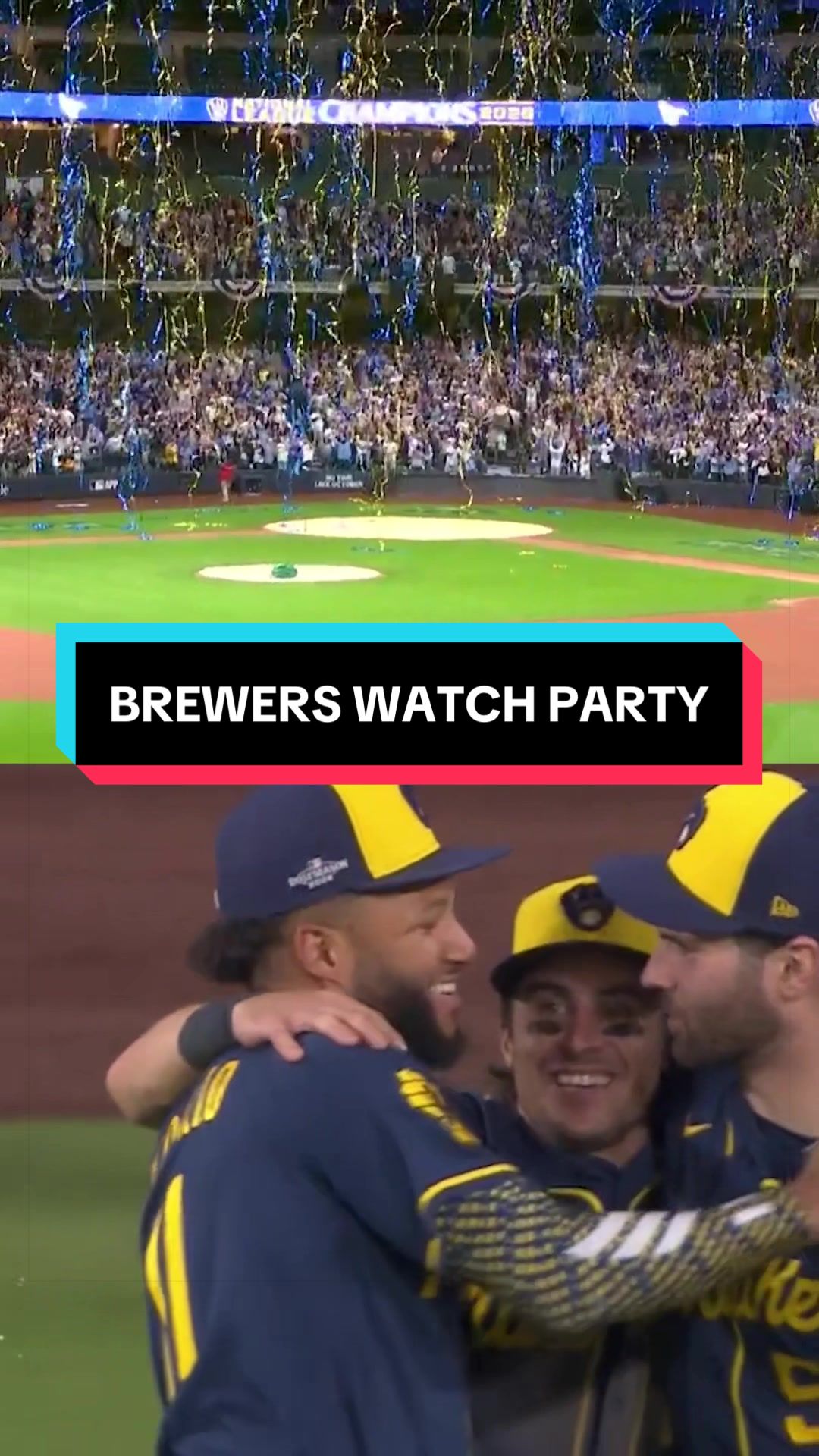 The Brewers faithful brought the energy in Milwaukee! 😤