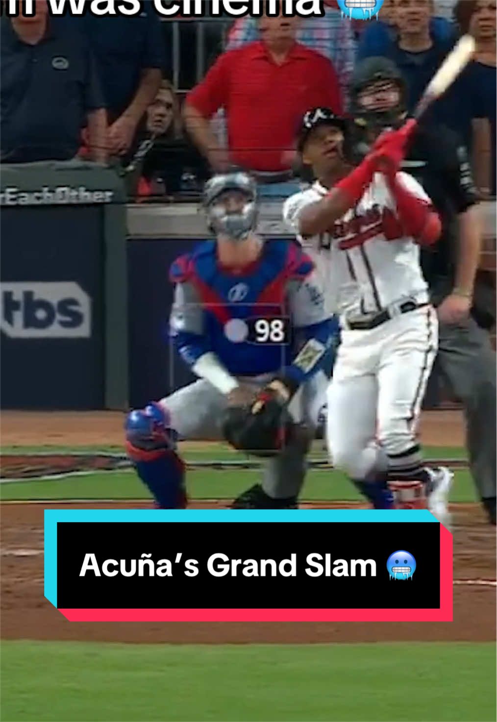 Ronald Acuña Jr. did this for the Braves as a rookie in the 2018 NLDS 🤯