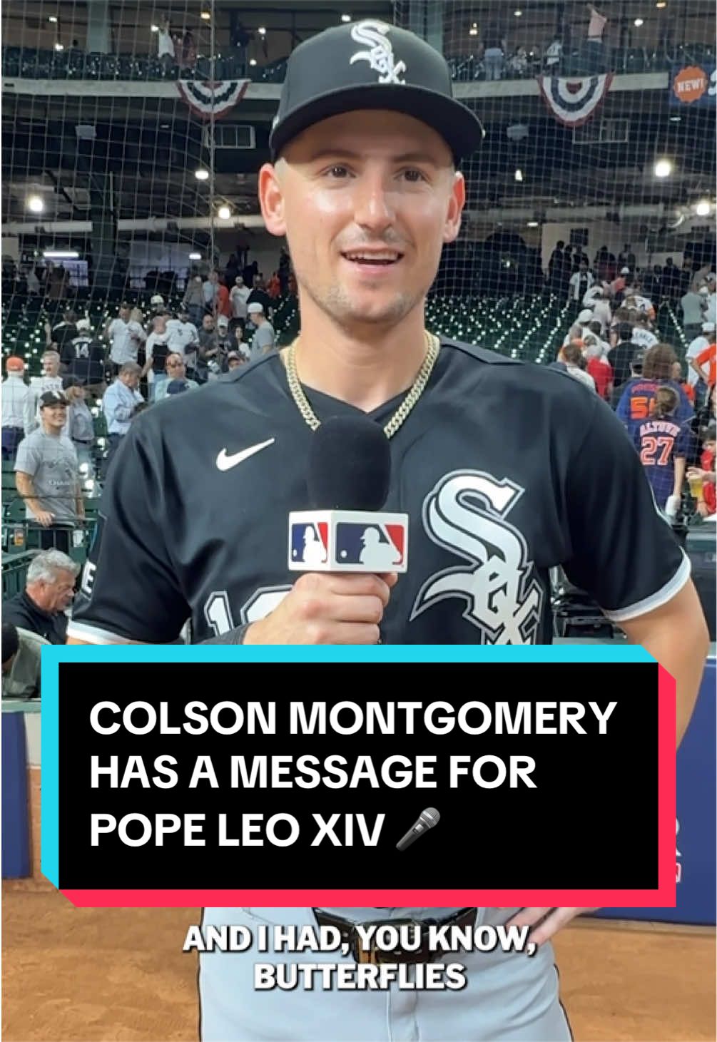 Colson Montgomery has a message for Pope Leo XIV! 
