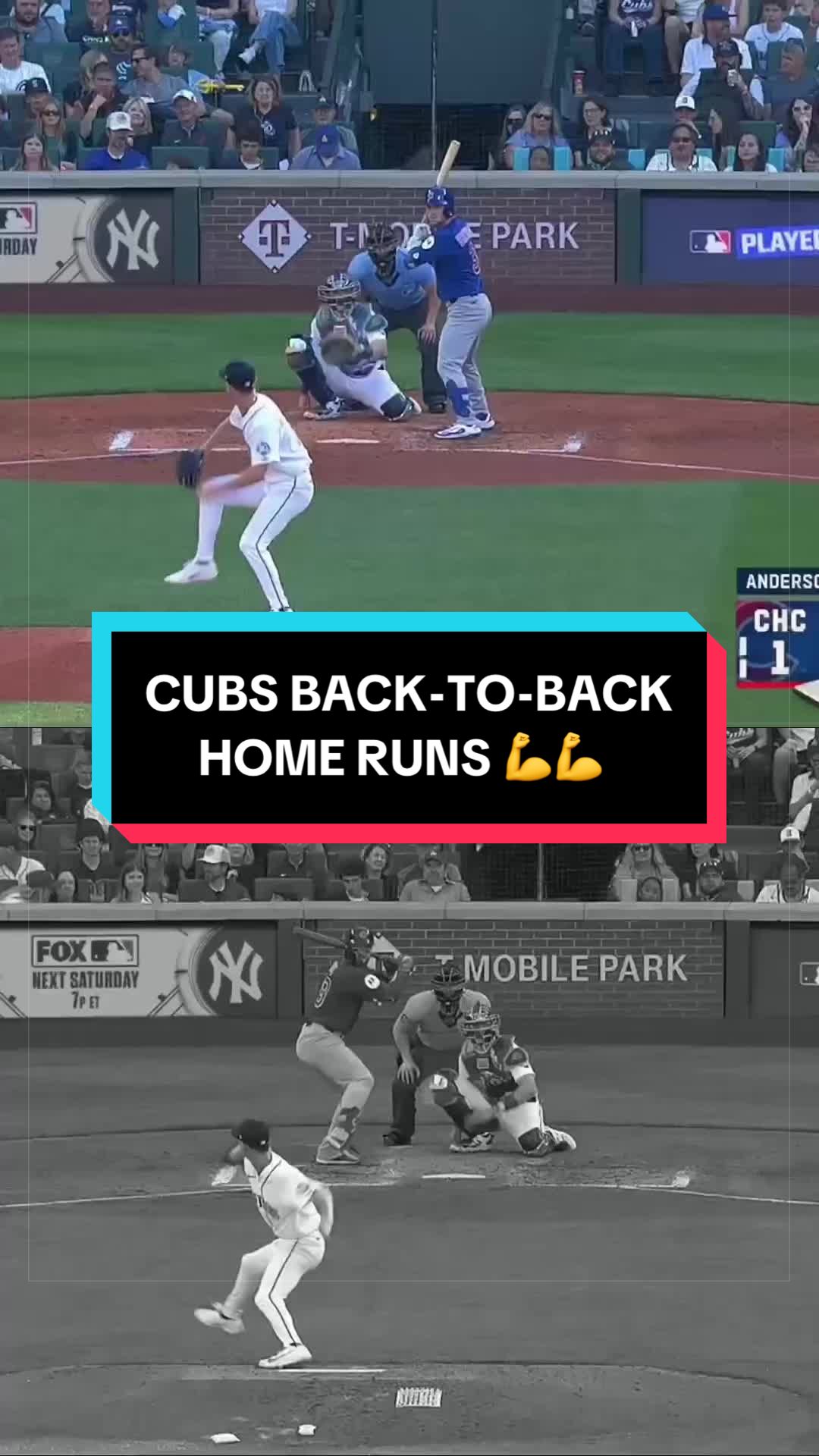 Alex Bregman and Michael Busch give the @Cubs the lead! 