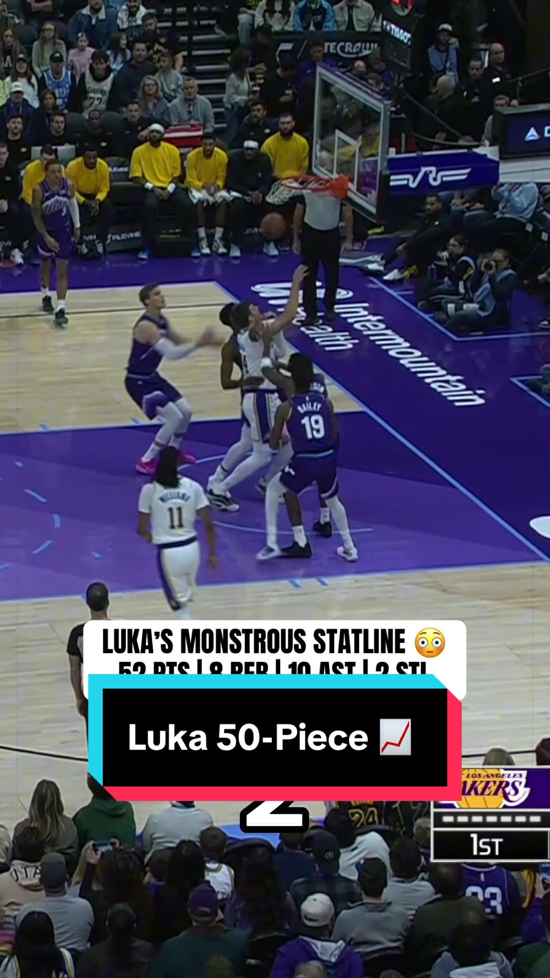 Luka put on a show 🍿 