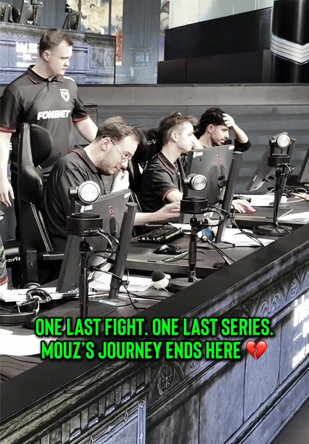 The final moments of @MOUZ ‘s Major run… 💔 