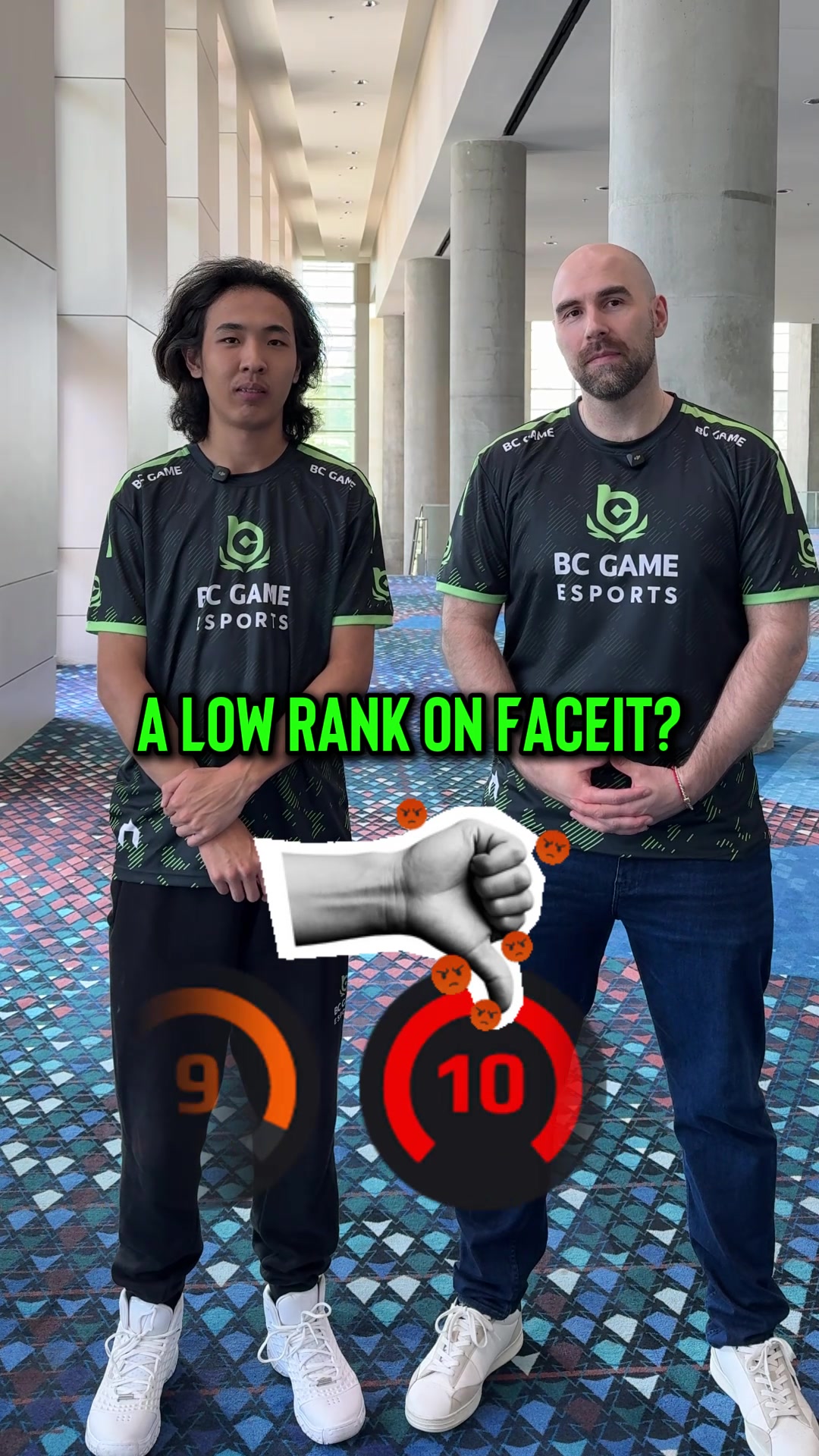 What’s a low rank on @FACEIT Counter-Strike ? 👀 