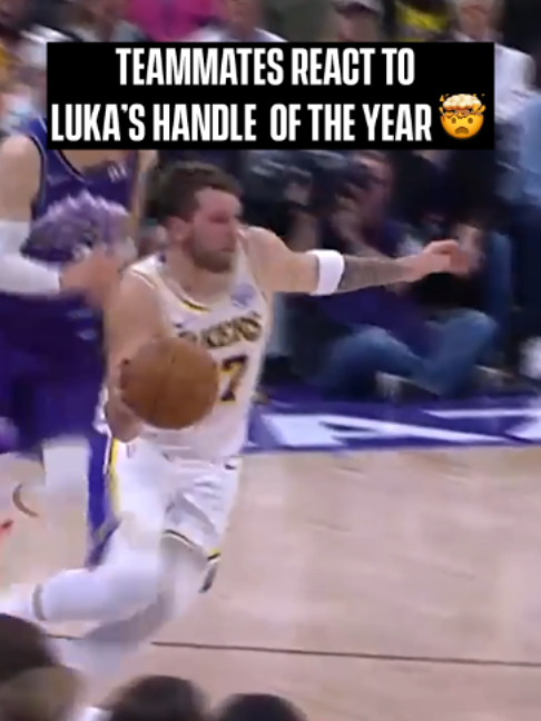 “10/10” -- Squad was loving Luka’s Handle of the Year award highlight 😤 