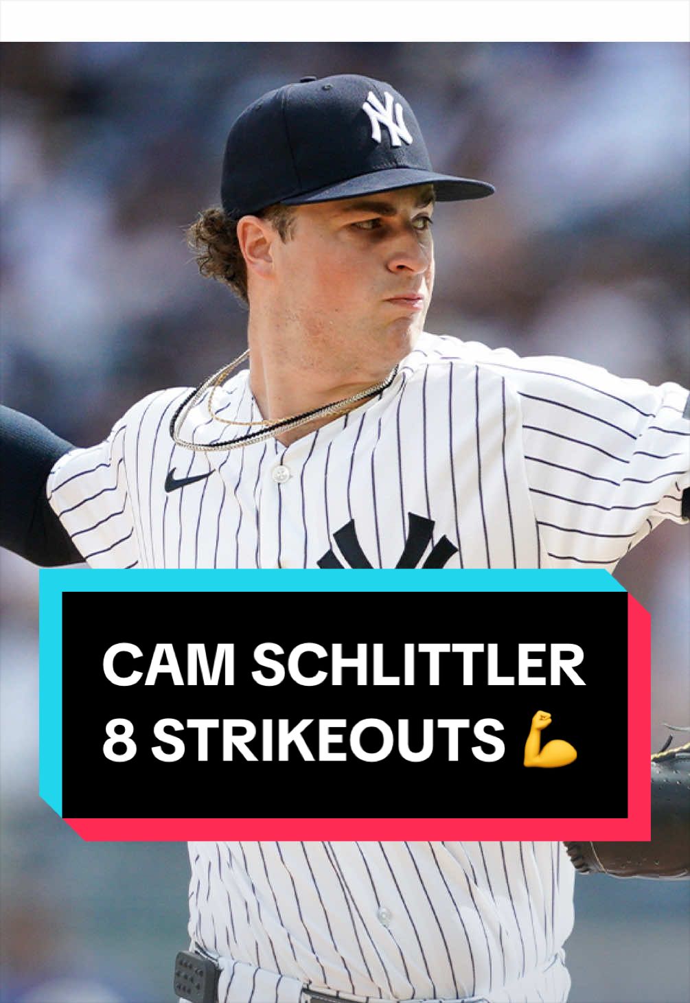 Cam Schlittler strikes out 8 in the Subway Series 💪