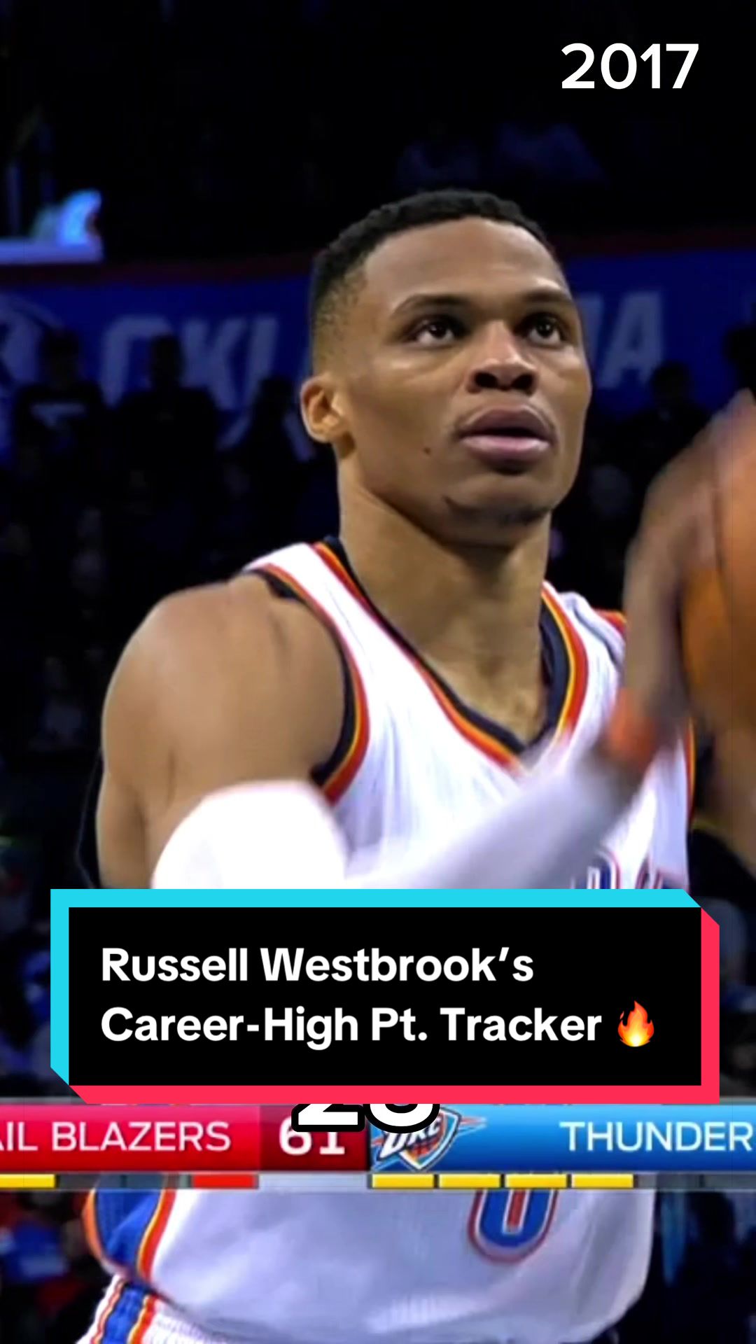 When Russell Westbrook hit his career-high in points and dropped 58 points! 👏🔥🔥🔥 