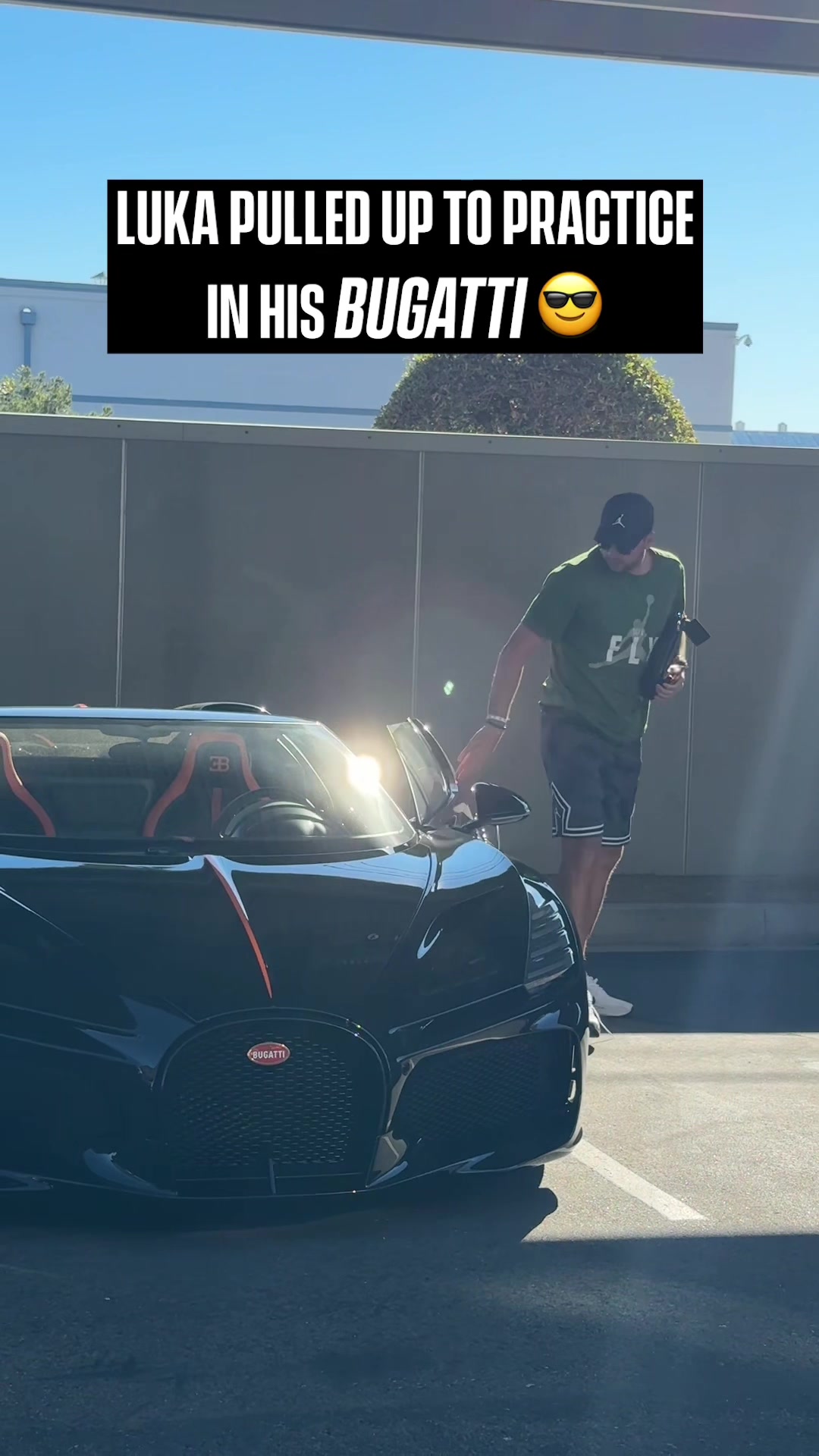 Luka pulled up in style 😎 