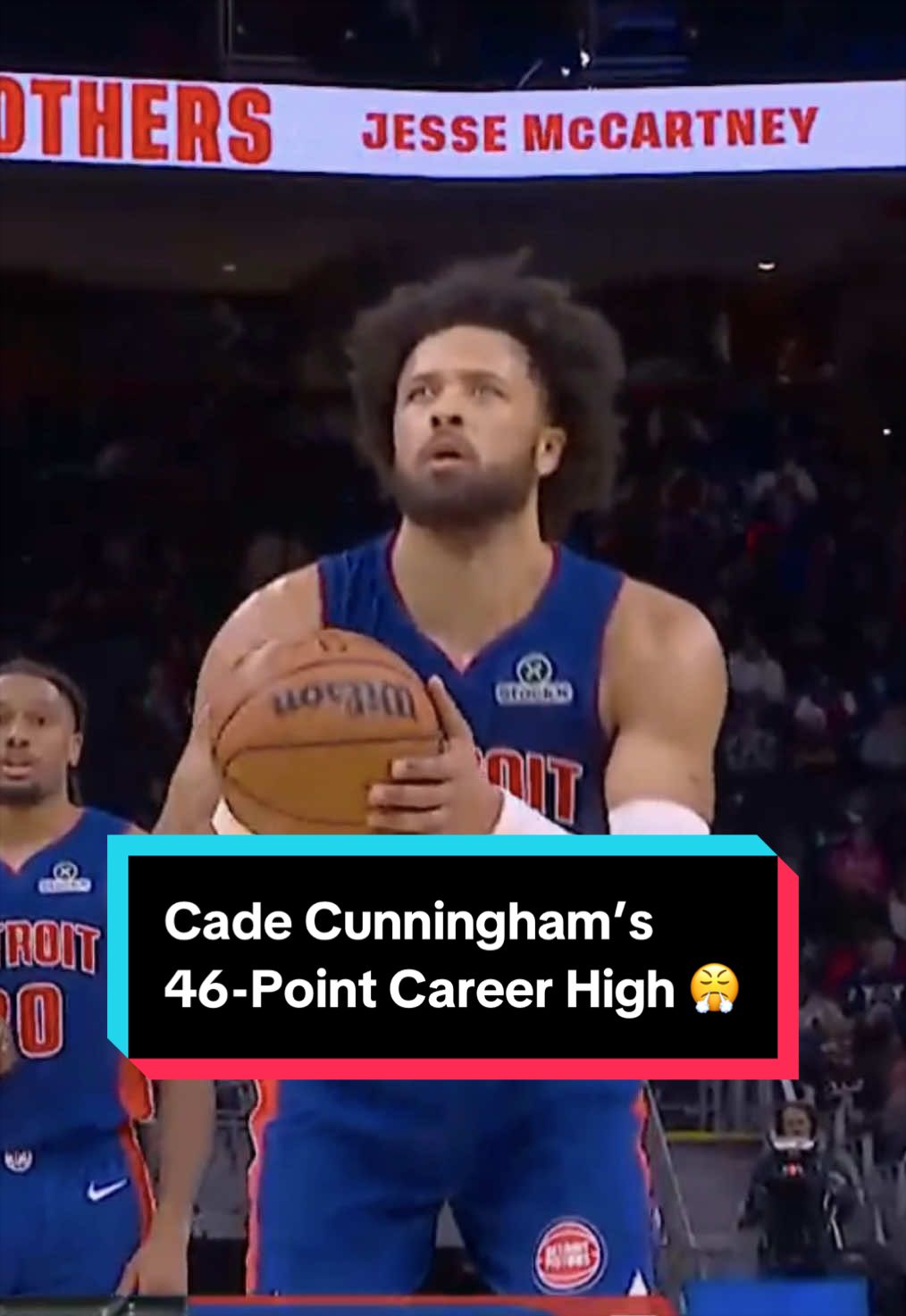 Cade Cunningham was cooking for a career-high 46 points 🔥 