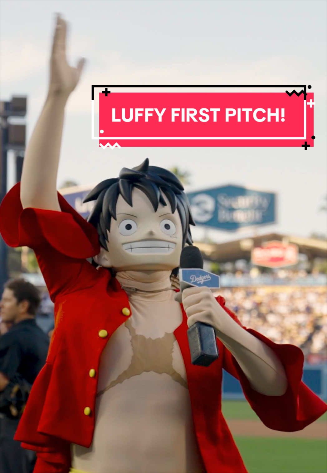 Luffy in the house for ONE PIECE Night! 