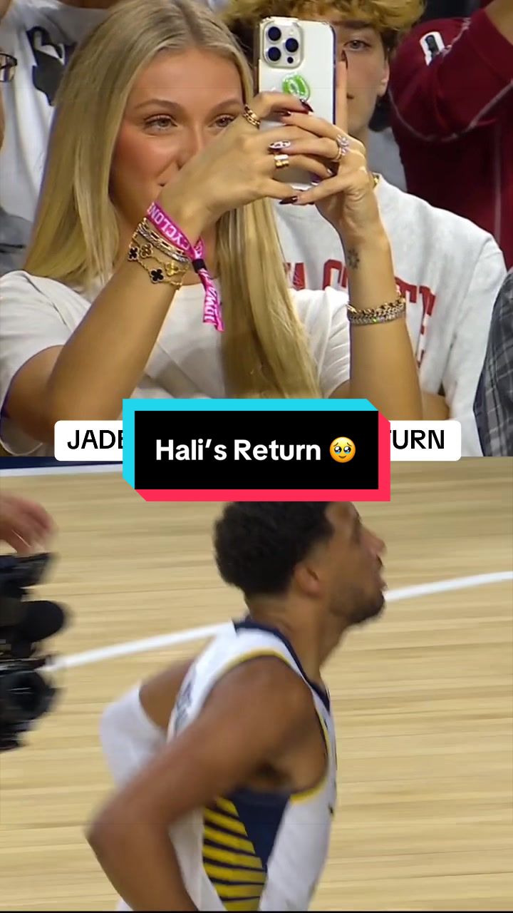 A special night for Jade and Tyrese Haliburton as Hali returned to the court for preseason action at their alma mater! 