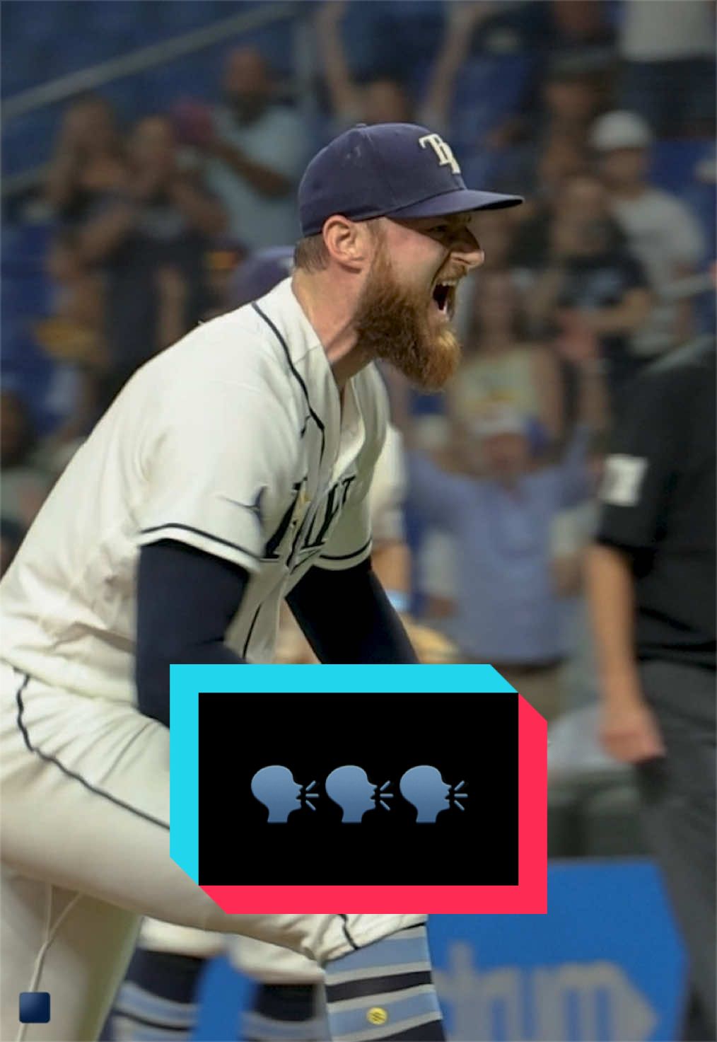 that’s how you celebrate 😤 Bryan Baker earns his MLB-leading 35th save of the season! 