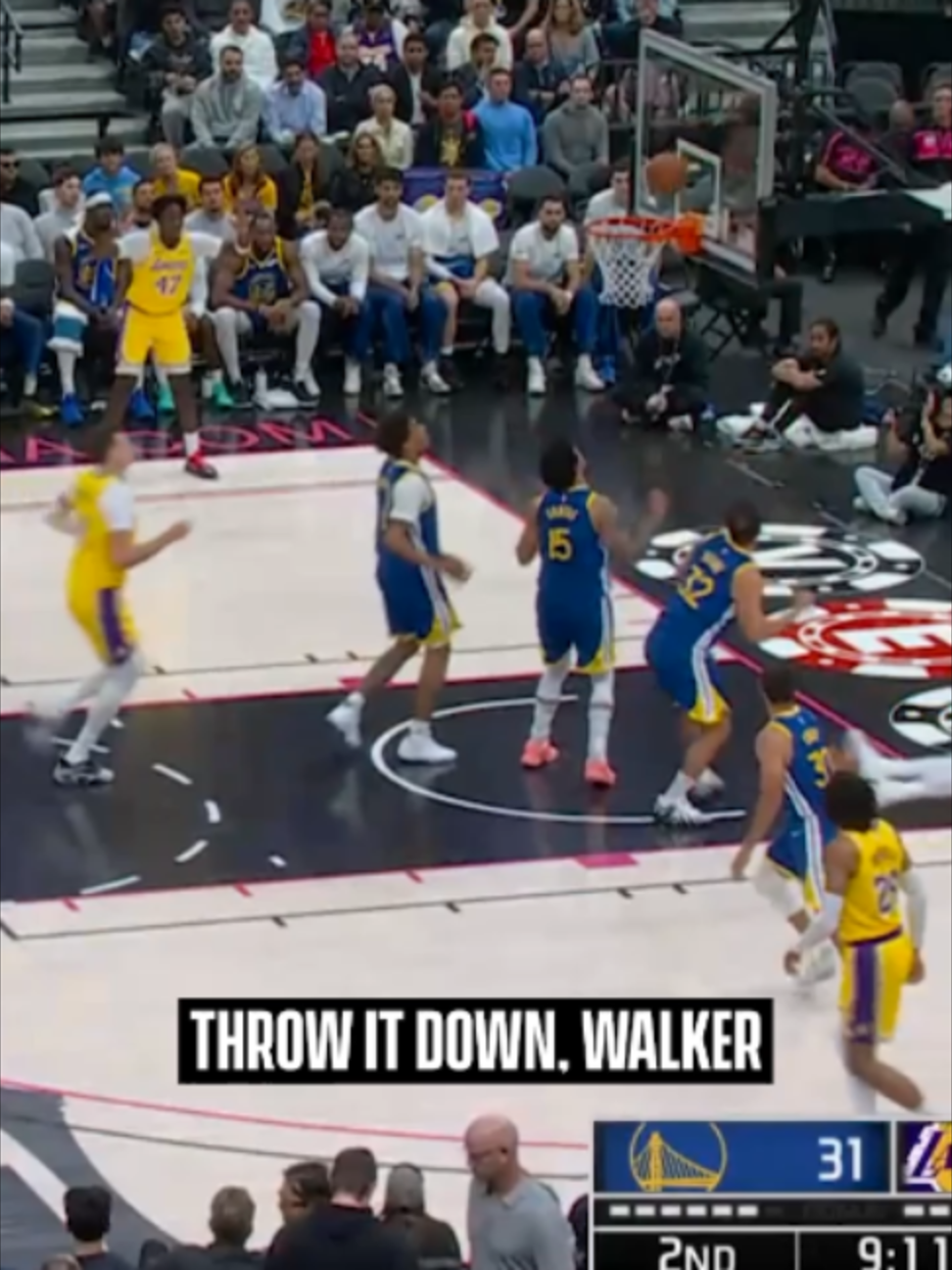 Throw it down, Walker 💪 