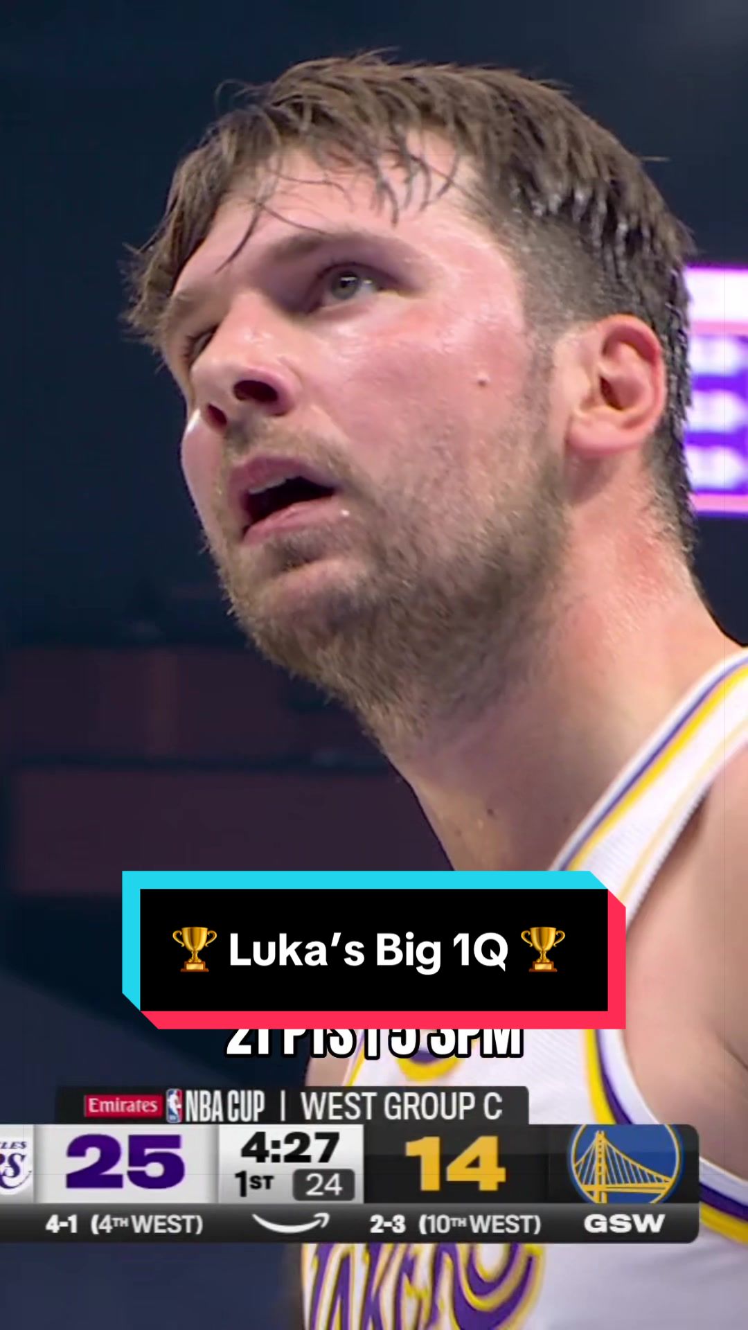 🏆 Luka was FEELING IT in the 1Q 🪄 🏆 