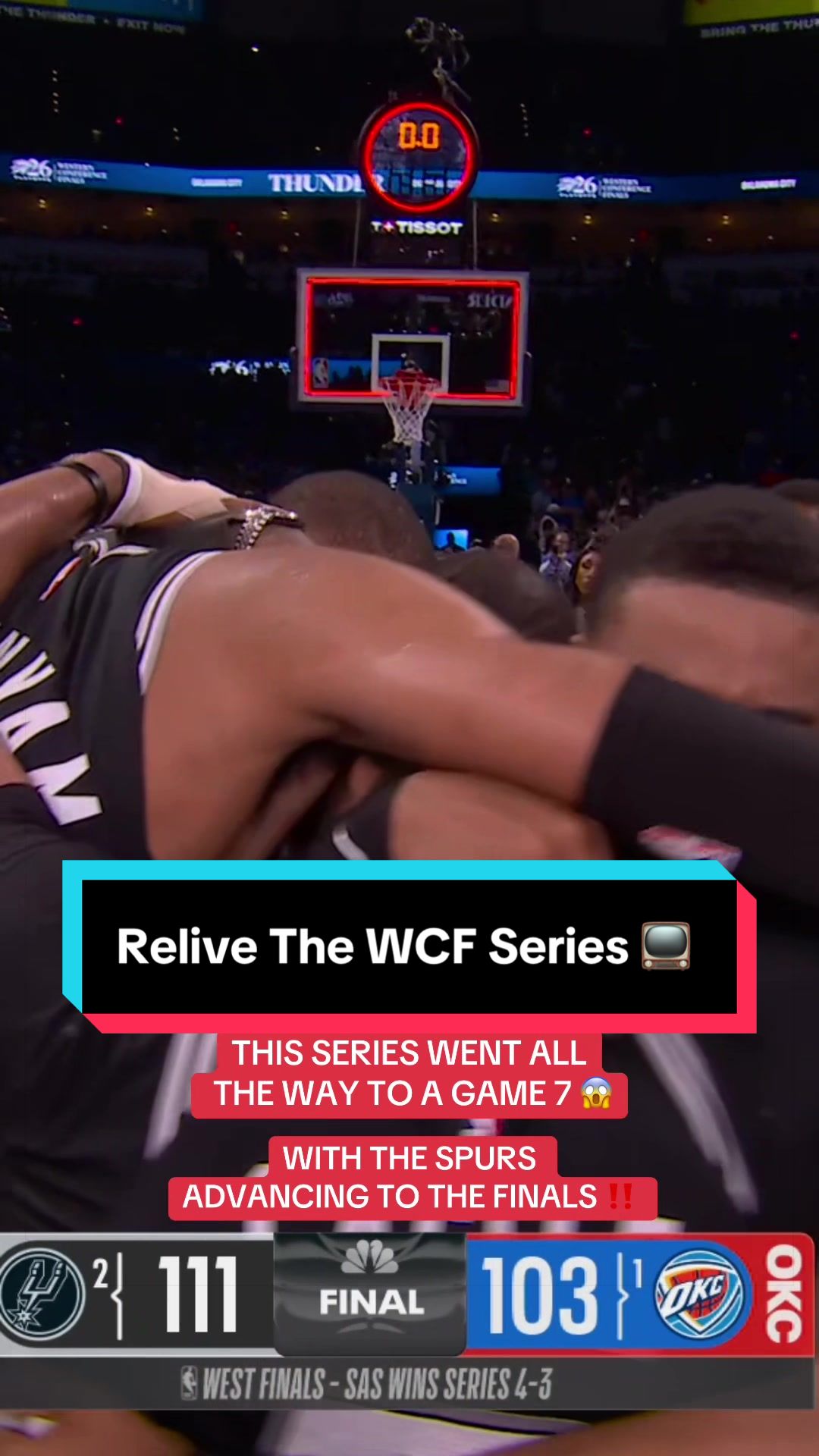 We were treated to the first Western Conference Finals Game 7 since 2018 thanks to the INCREDIBLE heavyweight clash between the Spurs and Thunder last postseason!