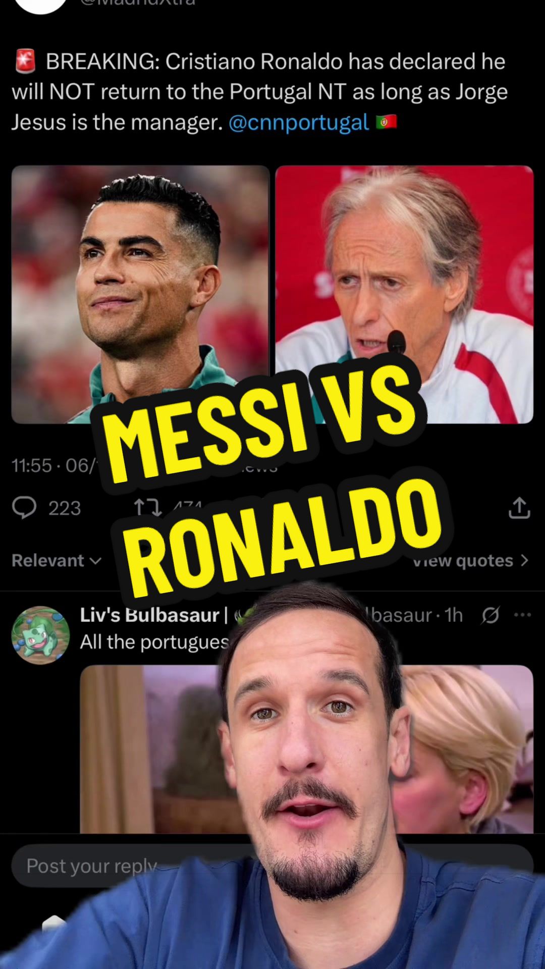The ending of Cristiano Ronaldo’s career vs Lionel Messis is crazy… 