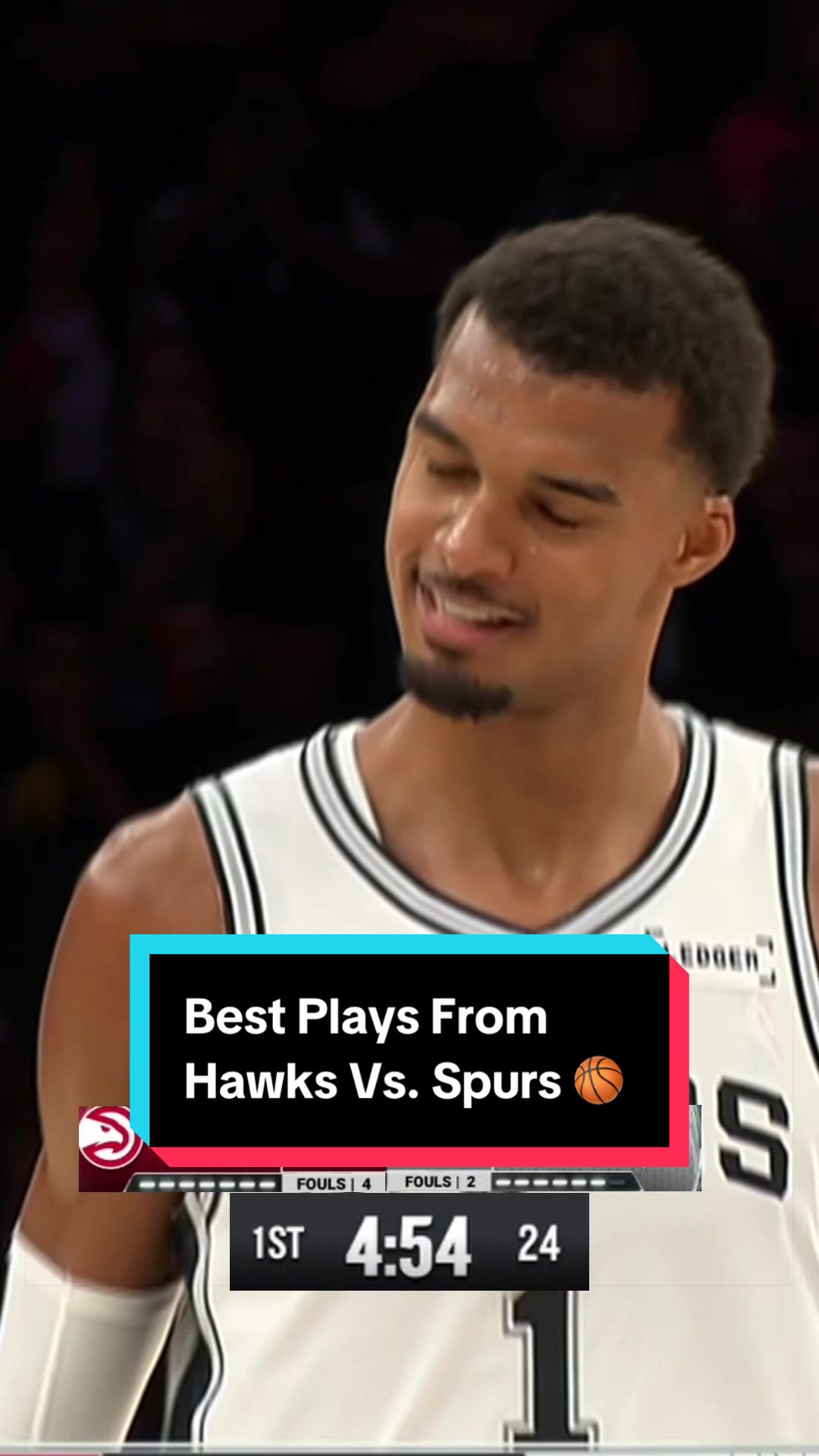 Quick rewind ⏮️. Full recap. Here’s everything from tonight @Atlanta Hawks vs. @San Antonio Spurs 🏀 