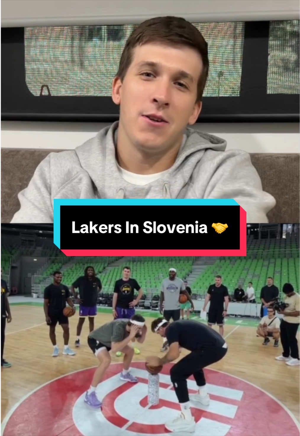 Austin Reaves talks about the Lakers offseason trip to Slovenia, rates Luka Dončić as a host, and sets the record straight on the "reflexes game" 😅 