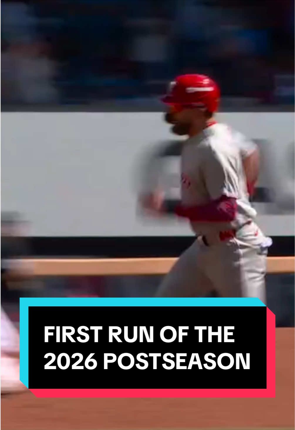 The first run of the 2026 Postseason belongs to Alec Bohm and the Phillies 💪