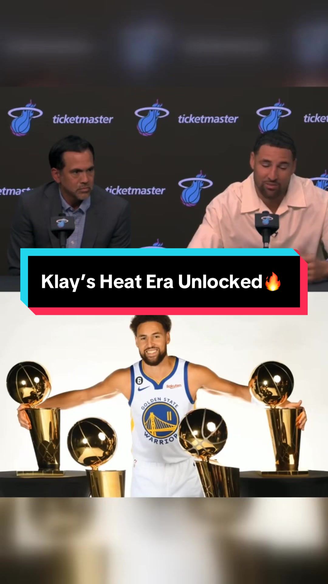 I've tasted winning before... the opportunity to win again at a very high level was so attractive to me." Miami added some serious championship DNA with 4x NBA Champion Klay Thompson this summer 🏆🧬