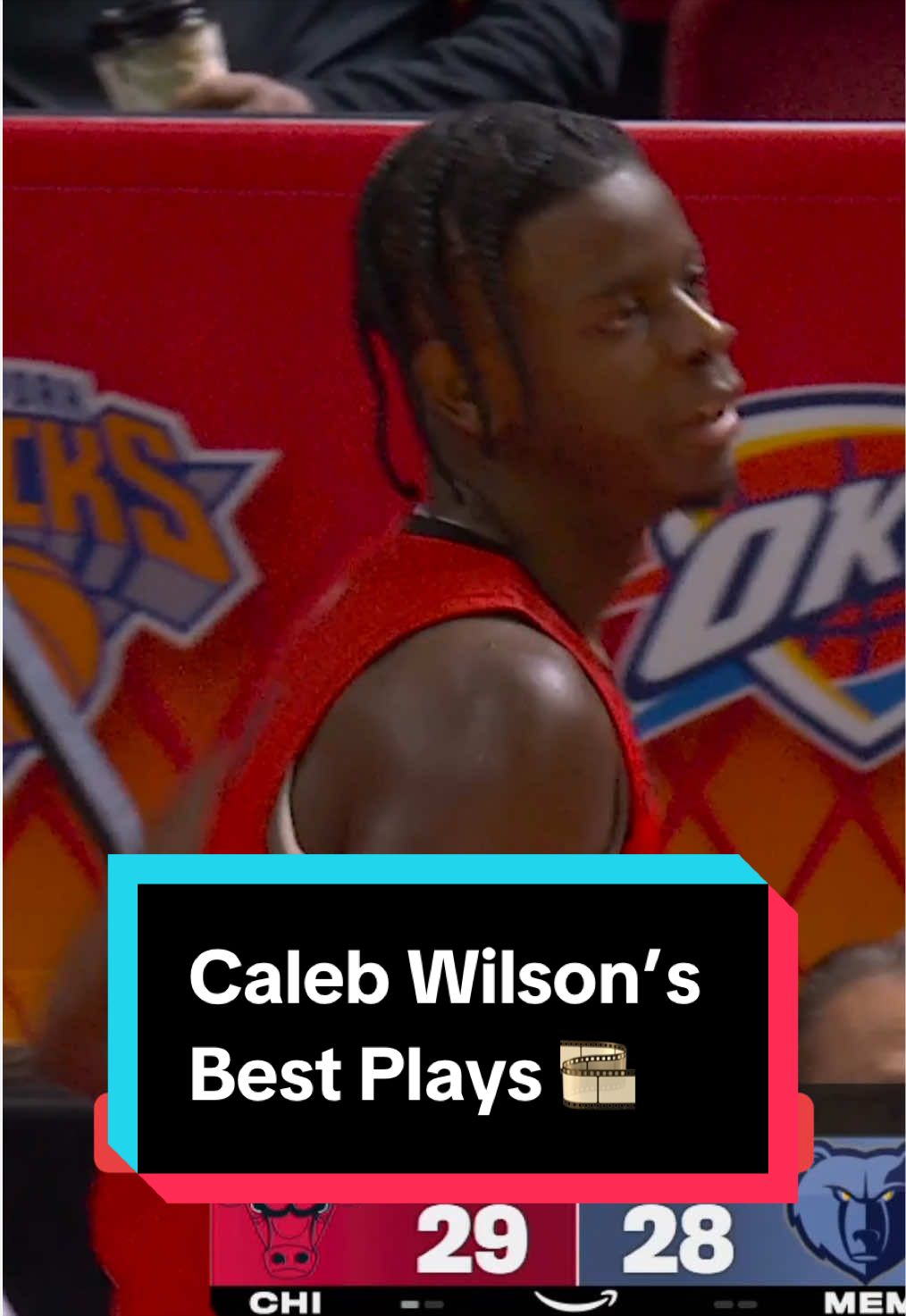 The Windy City 📍 has a front row seat for Caleb’s first year in the Association 📺 🍿 